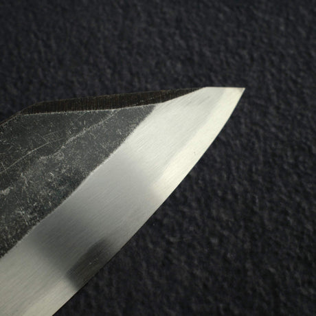 明神利器制作所 x 初心 白鷺 青二鋼 黒打ち 切付出刃 180mm