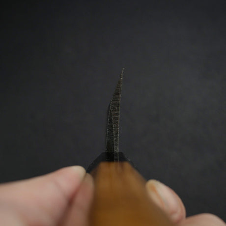 明神利器制作所 x 初心 白鷺 青二鋼 黒打ち 切付出刃 180mm