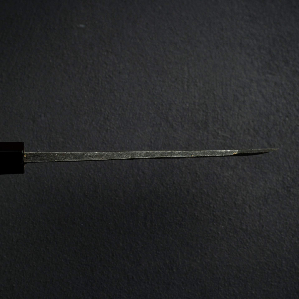 明神利器制作所 x 初心 白鷺 青二鋼 黒打ち 切付出刃 180mm