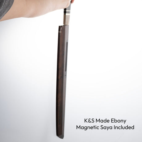 玄海正国 水本焼 マグロ切り 450mm 富士山刃文
