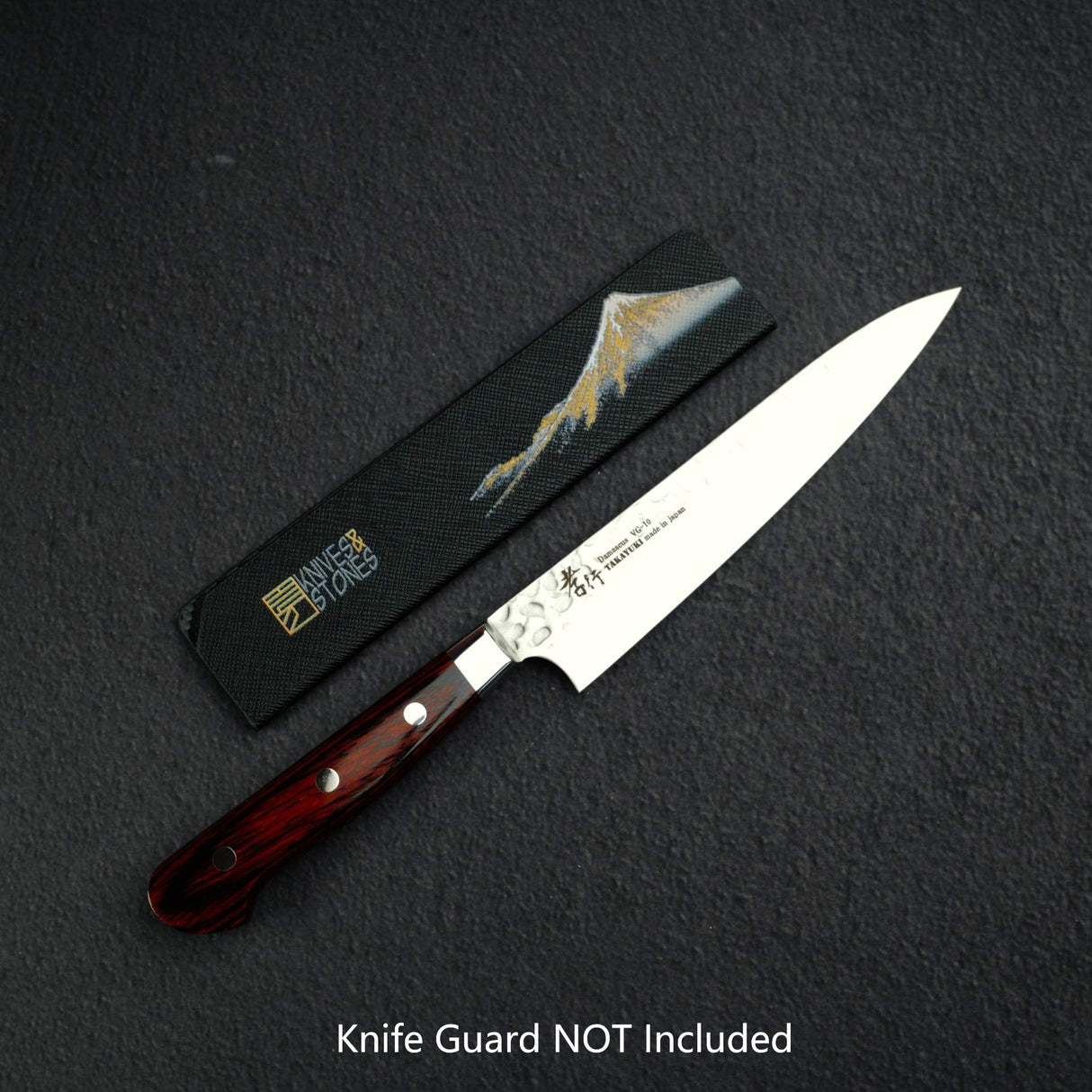 青木刃物製作所 VG10 33層槌目ダマスカス ペティナイフ 150mm