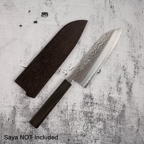 増谷打刃物 黒龍 V金10号 ダマスカス 槌目 三徳 170mm