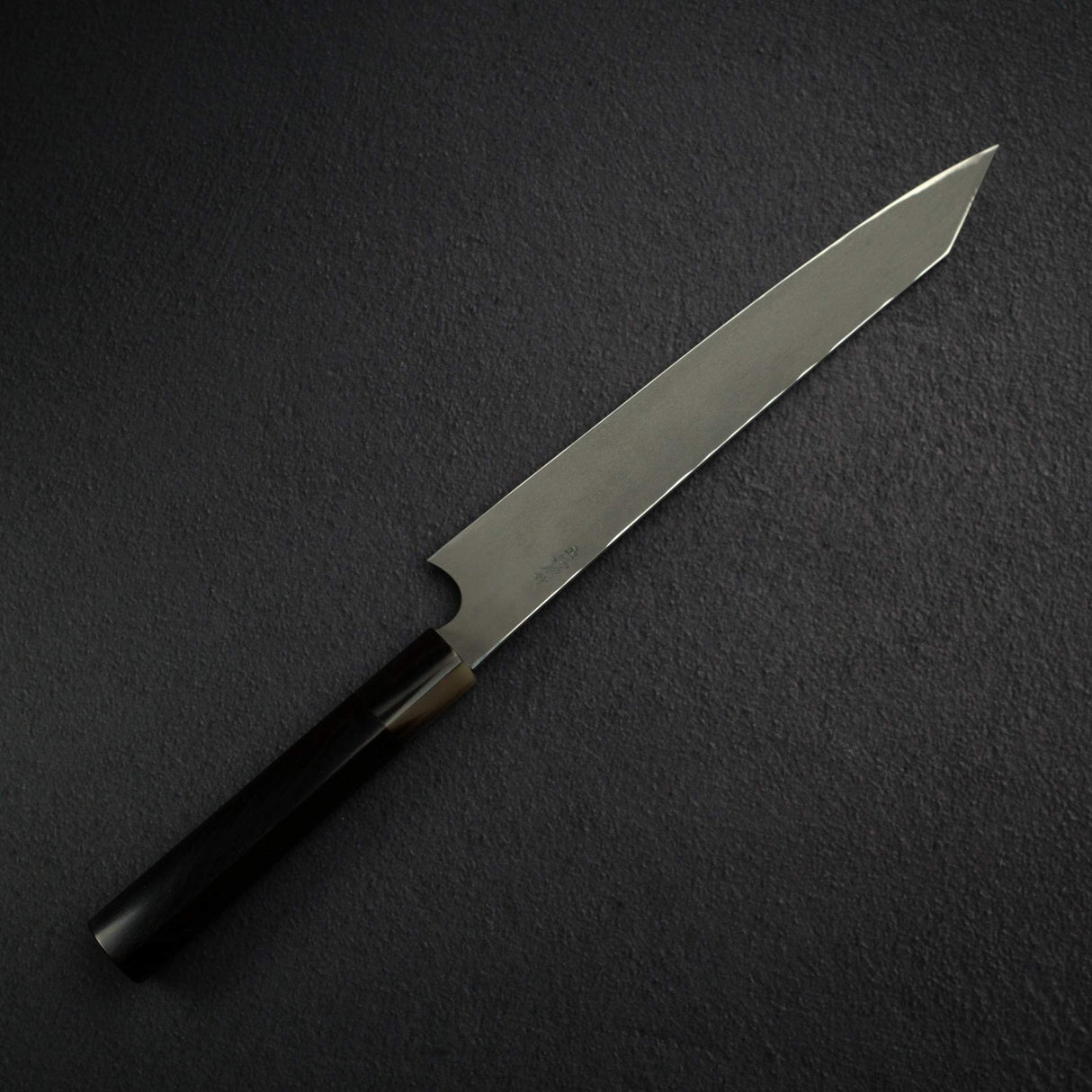 二唐刃物鍛造所 暗門 銀三鋼 ダマスカス 切付柳刃 270mm