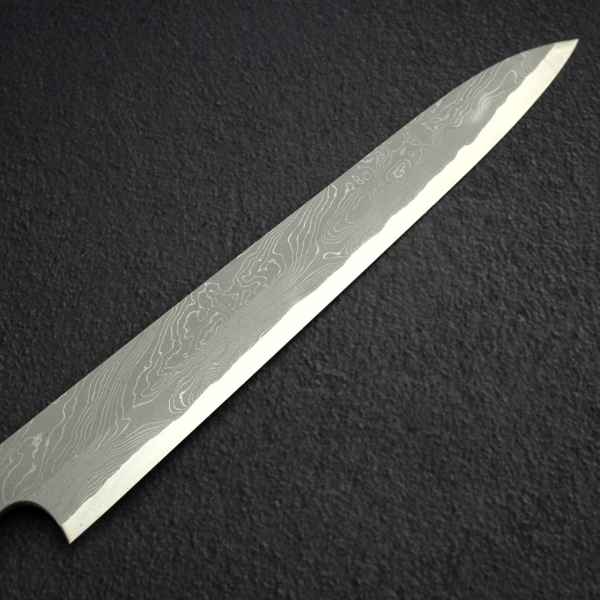 二唐刃物鍛造所 暗門 青二鋼 捻り棒ダマスカス 柳刃 270mm