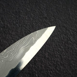 二唐刃物鍛造所 暗門 青二鋼 捻り棒ダマスカス 柳刃 270mm