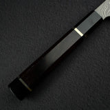 二唐刃物鍛造所 暗門 青二鋼 捻り棒ダマスカス 柳刃 270mm