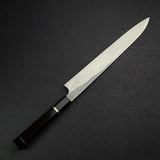 二唐刃物鍛造所 暗門 青二鋼 捻り棒ダマスカス 柳刃 270mm