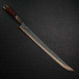 初心 x 二唐刃物鍛造所 悦び SLD鋼 銅ダマスカス 筋引 450mm
