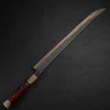 初心 x 二唐刃物鍛造所 悦び SLD鋼 銅ダマスカス 筋引 450mm