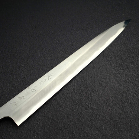 眞崎 直樹 青二鋼 磨き 柳刃 300mm 鞘付き