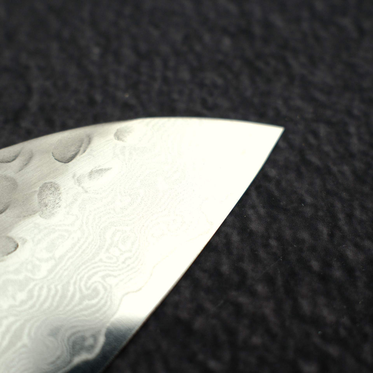 青木刃物製作所 VG10 33層槌目ダマスカス 三徳 180mm
