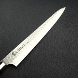 青木刃物製作所 V金10号 筋引 240mm 33層 槌目ダマスカス