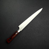 青木刃物製作所 V金10号 筋引 240mm 33層 槌目ダマスカス