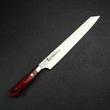 青木刃物製作所 VG10 33層 槌目ダマスカス 剣型筋引 270mm