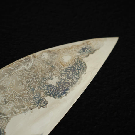 間中刃物鍛錬所 x XINGUO 青一鋼 白雲炎 ダマスカス 牛刀 300mm