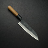 加茂藤刃物 青藍 AS 黒打ち 三徳 180mm