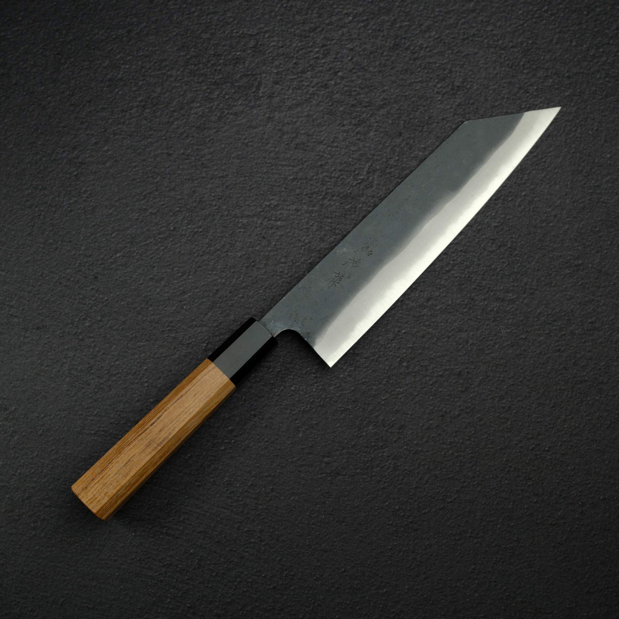 加茂藤刃物 AS 黒打ち 切付牛刀 210mm