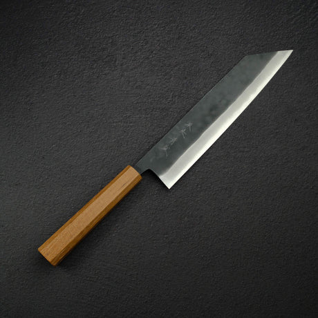 加茂藤刃物 青藍 AS 黒打ち 切付牛刀 240mm