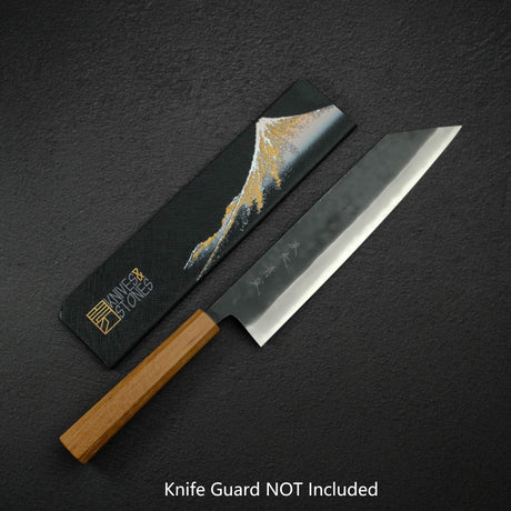 加茂藤刃物 青藍 AS 黒打ち 切付牛刀 240mm