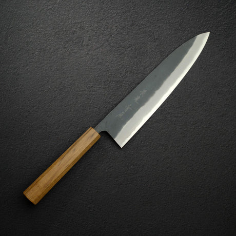 加茂藤刃物 青藍 AS 黒打ち 牛刀 240mm