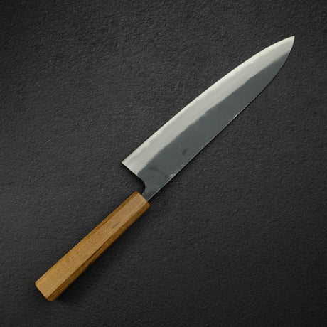 加茂藤刃物 青藍 AS 黒打ち 牛刀 240mm