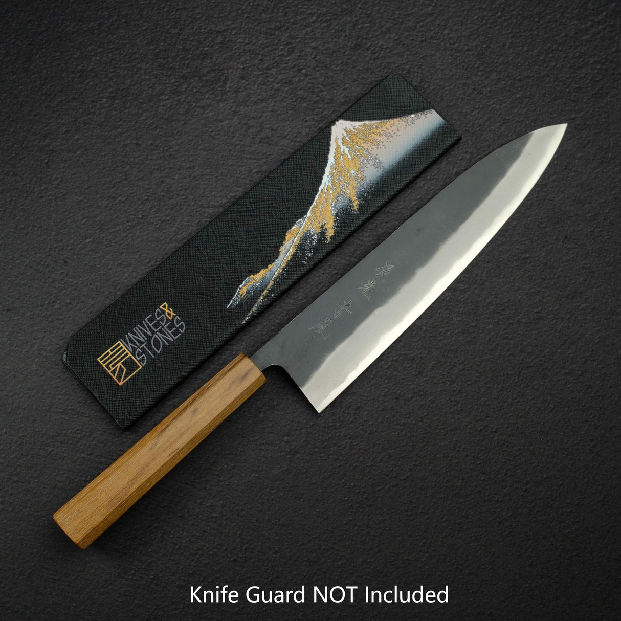 加茂藤刃物 青藍 AS 黒打ち 牛刀 240mm