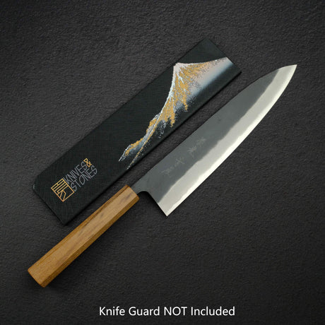 加茂藤刃物 青藍 AS 黒打ち 牛刀 240mm