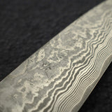加茂藤刃物 スーパーゴールド2 墨流し ダマスカス ペティナイフ 90mm