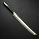 田中一之刃物製作所 V金10号 ダマスカス 先丸蛸引き 300mm 鞘付き