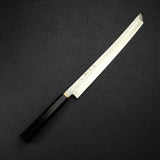 田中一之刃物製作所 V金10号 ダマスカス 先丸蛸引き 300mm 鞘付き