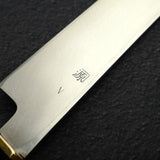 田中一之刃物製作所 V金10号 ダマスカス 先丸蛸引き 300mm 鞘付き