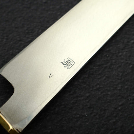 田中一之刃物製作所 V金10号 ダマスカス 先丸蛸引き 300mm 鞘付き
