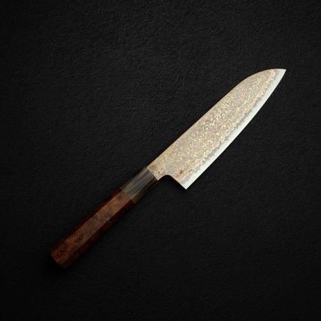 初心 火の鳥 V金2号 ダマスカス 三徳 180mm