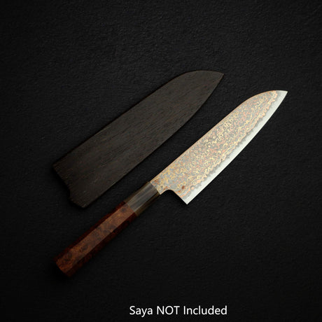 初心 火の鳥 V金2号 ダマスカス 三徳 180mm