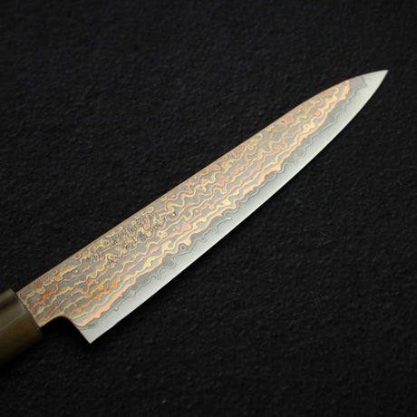 初心 火の鳥 V金2号 ダマスカス ペティナイフ 150mm