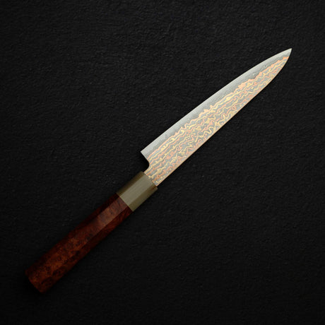 初心 火の鳥 V金2号 ダマスカス ペティナイフ 150mm