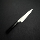 初心 木漏れ日 青一鋼 ダマスカス ペティナイフ 150mm 口金付き 無銘