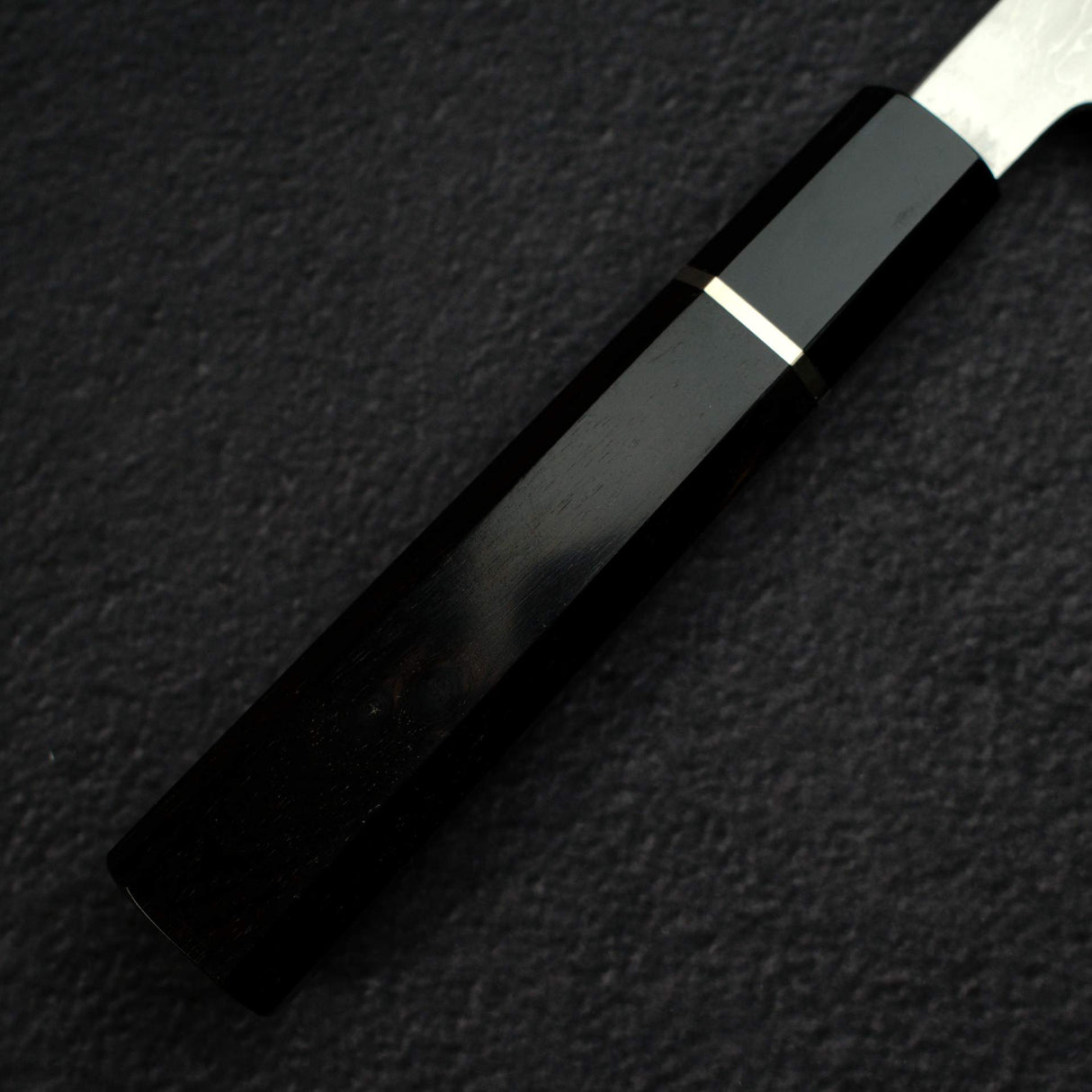 初心 木漏れ日 青一鋼 ダマスカス ペティナイフ 150mm 口金付き 無銘