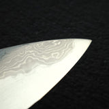 初心 木漏れ日 青一鋼 ダマスカス 牛刀 240mm 鞘付き 無銘