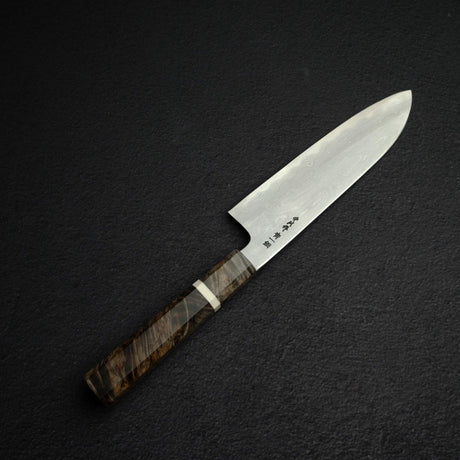 初心 x 中川打刃物 青一鋼 ダマスカス 三徳 170mm