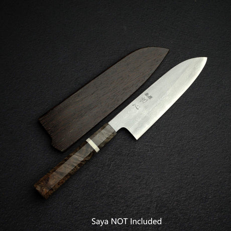 初心 x 中川打刃物 青一鋼 ダマスカス 三徳 170mm