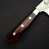 青木刃物製作所 V金10号 33層槌目ダマスカス 肉切り 210mm