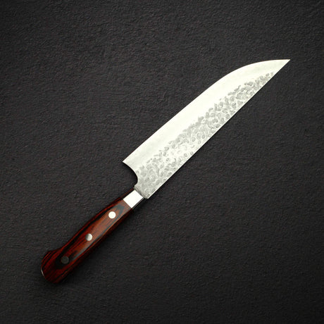 青木刃物製作所 V金10号 33層槌目ダマスカス 肉切り 210mm