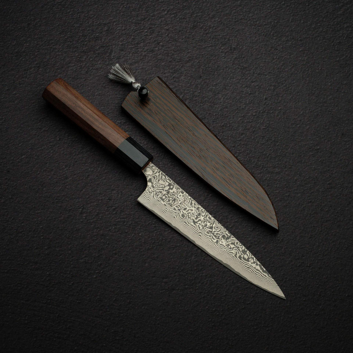 佐治打刃物 SG2 ブラックダマスカス ペティナイフ 150mm
