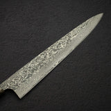 佐治打刃物 SG2 ブラックダマスカス 筋引 270mm バーチウッドハンドル 口金付き