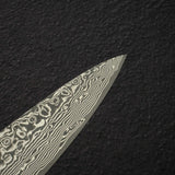 佐治打刃物 SG2 ブラックダマスカス 筋引 270mm バーチウッドハンドル 口金付き