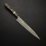 佐治打刃物 SG2 ブラックダマスカス 筋引 240mm バーチウッドハンドル