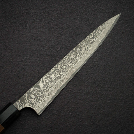 佐治打刃物 SG2 ブラックダマスカス 筋引 240mm ローズウッドハンドル