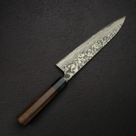 佐治打刃物 スーパーゴールド2 ブラックダマスカス 牛刀 210mm
