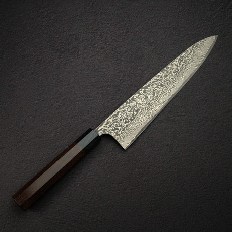 佐治打刃物 スーパーゴールド2 ブラックダマスカス 牛刀 240mm